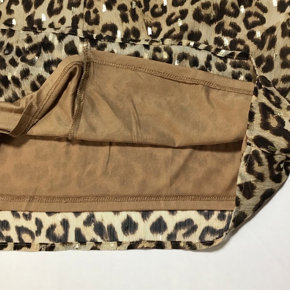 Haver  Animal Print Sheer Blouse - Picture 7 of 13